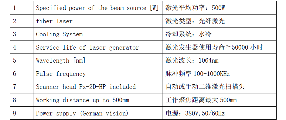 500瓦手持式激光清洗机